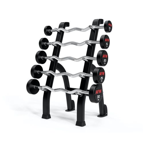 5 Barbells Horizontal rack AFW | Etenon Fitness
